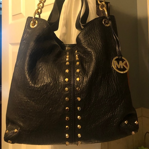 Michael Kors uptown Astor large black shoulder bag (authentic) - Picture 2 of 8